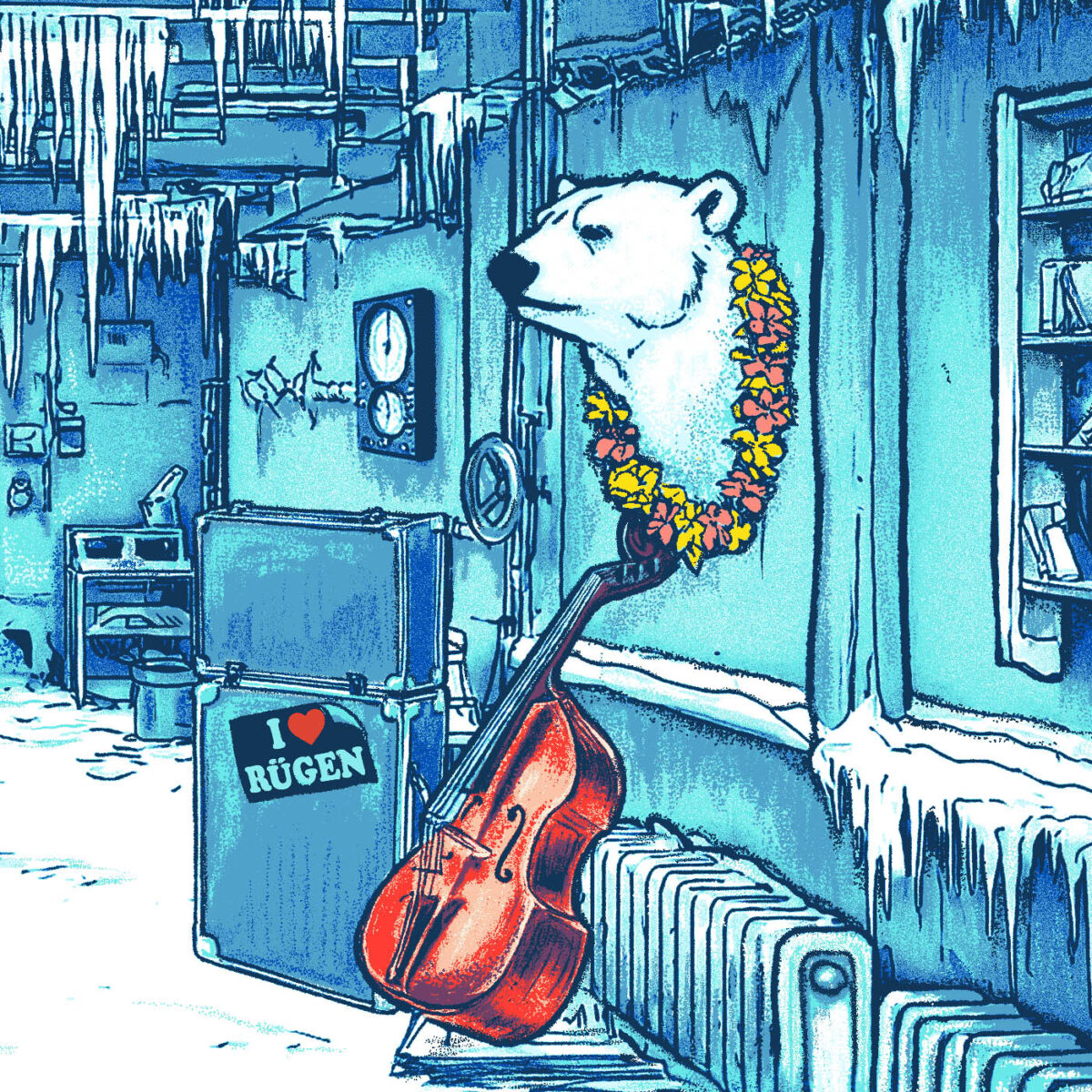 Bühnenbild für Olaf Schuberts 2025er Krippenspiel