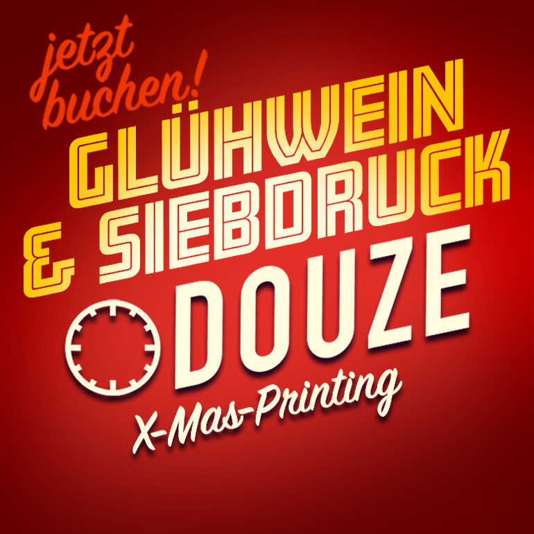 Weihnachtsfeier im DOUZE Printshop